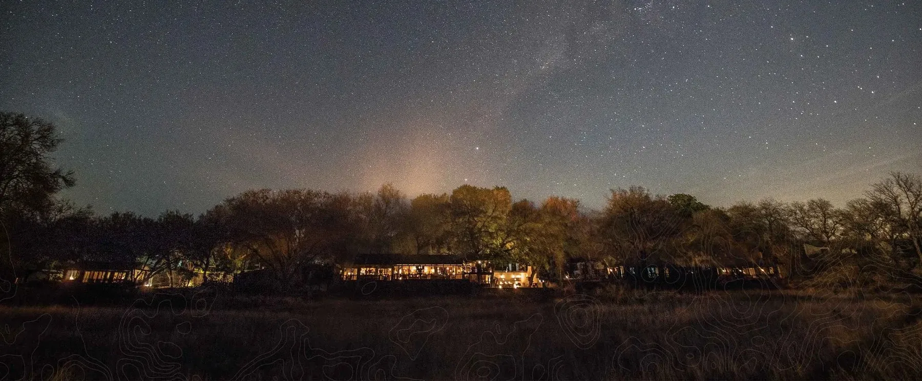 The Milky Way over Notten's Bush Camp in the Sabi Sand Reserve
